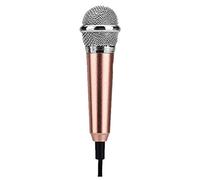 Eighosee Mini Microphone with Omnidirectional Stereo Mic for Voice Recording,Chatting and Singing on Phone,Android (Pink)