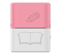 Eighosee Mini Thermal Printer Portable Bluetooth Pocket Student Wrong Question Printing for Office Students(Pink+White)