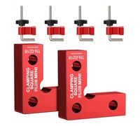 Eighosee Mini Wooden Board Right Angle Fixing Clip Right Angle Clamps Fixing Clip 90 Degree Corner Clamp, Right Angle Clamp for Woodworking