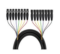 Eighosee Multimedia Audio Cable Extension Cord Audio Signal Cable for Microphone Stage Lighting