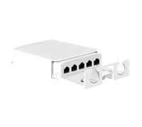 Eighosee New 4-Port IP55 Outdoor Waterproof POE Repeater 100Mbps 1 to 4 Network Switch PoE Extender for IP Cameras 100M