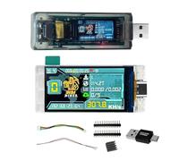 Eighosee NMMiner Miner 265kH/S +NerdMiner V2 307KH/S USB Chain Crypto Miner BTC Solo Lottery Miner Ammeter USB-A Series Form Chain