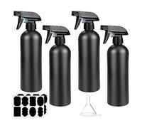 Eighosee Pack of 4 Bottles Plastic Bottles Hairdressing Bottles 500 Ml for Hair,Cleaning