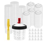 Eighosee Paint Mixing Cup for Automotive Paint GunAir Spra GunCup with Cup Adapter 20 Oz (600 Ml) Set