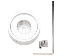 Eighosee Pedal buttons Effects Guitar Cap with Screw in Aluminum Alloy Silver