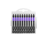 Eighosee PH2 Magnetic Batch Head Crosses Screwdriver Impact Drill Bit Screw 65mm Non-Slip Electric Screwdriver Power Tools Easy to Use