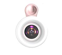 Eighosee Phone Camera Lens Macro Lens LED Fill Light Kit 15X Macro Lens forSmart Phone