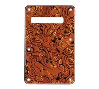 Eighosee Pickguard Back Plate Tremolo Cavity Cover for Standard Modern Style Guitar Parts 145X92mm/5.71X3.62Inches - Orange