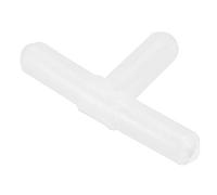Eighosee Plastic 3-way T-shape Aquarium Air Valves 100 Pcs Clear White
