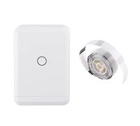 Eighosee Plastic Label Maker Machine with Transparent Labels, Small Thermal Sticker Printer, Portable Bluetooth Connection