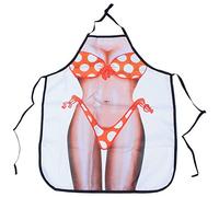 Eighosee Polka Dot Bikini Sexy Kitchen Apron Funny Cooking for Women Ladies Girlfriend