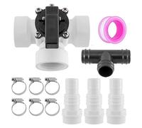 Eighosee Pool 3-Way Diverter Valve Kit 1.25Inch or 1.5Inch Female Universal Combination Hose Combo Adapter Pool Replacement