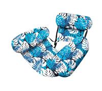Eighosee Pool Wave Pool Floats Chairs for Adult Inflatable Pool Lounge Kids Blow Up Pool Noodles for Summer Water Beach Blue