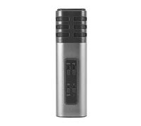 Eighosee Portable Aluminum Alloy Microphone Mobile Phone Musical Microphone Anchor Live Sound Card Singing Microphone