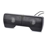 Eighosee Portable Clip-On USB Stereo Speaker Soundbar for Notebook Laptop PC Desktop