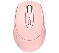 Eighosee Portable Wireless Mouse 2.4Ghz Silent Student Mini Pink Art Cute Mouse for Office Laptop Desktop