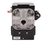 Eighosee Pressure Switch Control Air Compressor 140-175 PSI 4 Port Heavy Duty 26 AMP Black