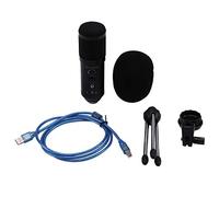 Eighosee Professional -F500 USB Condenser Microphone Computer Game Competitive Microphone Live Recording Chat Microphone for Live PC Laptop
