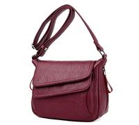 Eighosee PU Leather Handbags Women Bags Women Messenger Bags Bag Woman Bags For Women(Red)