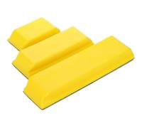 Eighosee Rectangle Hand Sanding Block Kit 3 Pack Auto Paint Prep Sand Woodworking for Woodworking, Furniture and Crafts Polishing