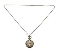 Eighosee Retro Hollow Quartz Pocket Watch Necklace Pendant Clock Chain Men's Women's Gift