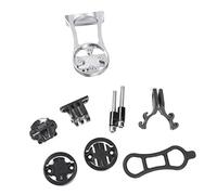 Eighosee Road Bicycle Camera Mount Holder Out Front Bike Extension Support Holder Extension Bracket(Silver)