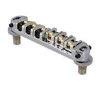 Eighosee Saddle Bridge with Posts and Spanner For Electric Guitar Silver