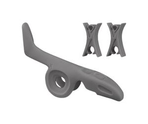 Eighosee Silicone Violin Correction Posture Grip Bow Pose Orthoses Corrector Fiddler Accessory Finger Training Tool grey