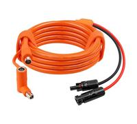 Eighosee Solar Connector to DC 8mm Adapter Cable Solar Connector to DC7909/8020 Male Plug Extension Cord Tinned Copper Wire for Portable Power Station Solar Power Connector Cable Solar Charging Cable