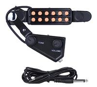 Eighosee Soundhole Pickup Magnetic Transducer Fader Audio Cable Guitar Parts and Accessories