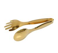 Eighosee Stainless Steel Food Gold Kitchen Utensils Buffet Cooking BBQ Clips Bread Steak Tong