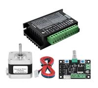 Eighosee Stepper Motor Driver Kit 17HS4401+TB6600 4A+MKS OSC Adjustable Forward and Reverse Speed for CNC Engraver Sliding Table