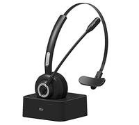 Eighosee Traffic Bluetooth Headset Bluetooth Headset Business Customer Service Headset M97 with Charging Station BT5.0 CVC6.0 Noise Reduction
