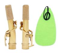 Eighosee Treble Down B Saxophone Curved Neck Straight Neck 2 Section Neck Tube + Strip Cloth Saxophone Accessories