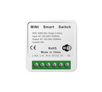 Eighosee Tuya 16A MINI WiFi Switch DIY 1-Way Remote Control Timer Relay Automation for Smart Life Work