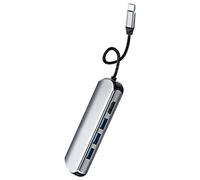 Eighosee Type-C 4 in 1 Docking Station, TYPE-C to 3 x USB3.0 + 1 x Converter, Suitable for All Type-C Channel Computers