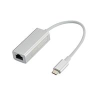 Eighosee Type-C Gigabit Network Card High-End Aluminum Alloy Shell Type-C To Rj45 Network Port Notebook Silver