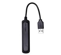 Eighosee Ultra-Thin Models 1 To 4 Usb2.0 Hub 4-Port High-Speed Transmission Hub Splitter Black