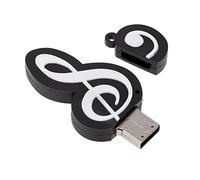 Eighosee USB 2.0 Stick Cute Memory Stick Music Notes USB 2.0 Memory External USB Flash Drive Memory Stick 16GB