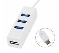 Eighosee USB 3.1 Type-C to 3 Port USB Hub (white)