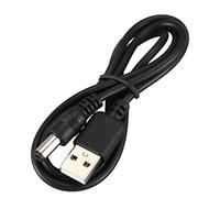 Eighosee USB Cable 5.5mm / 2.1mm 5V DC Power Cable (Black, 102cm)