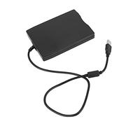 Eighosee USB Floppy Drive 3.5inch USB External Floppy Disk Drive Portable 1.44 MB FDD USB Drive Plug and Play for PC Windows98SE XP Vista Black
