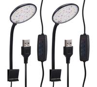 Eighosee USB Small Fish Tank Light Variable Color Dimming Clip Light Led Light Aquarium Light Water Grass Light Fish Tank Light