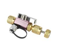 Eighosee Vacuum-Rated Valve Core Removal Tool with 5/16" Female Flare and 1/4" Male Flare, R410A Compatible