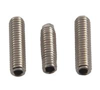 Eighosee Vintage Bridge Saddle Height Adjustment Screws - Silver