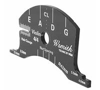 Eighosee Violin Bridges Multifunctional Mold Template 4/4 Violin Bridges Repair Reference Tool Fingerboard Scraper Making Tool