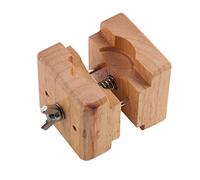 Eighosee Watch Maintenance Wooden Clamp Table Watch Movement Fixed 5.2cm 5.5cm