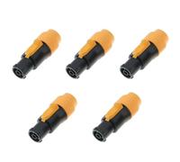 Eighosee Waterproof LED Display Plug Stage Lighting Equipment Multi-Function Convenient Lighting Power Connector Plugs, Easy Install A-Yellow