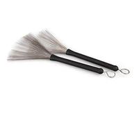 Eighosee Wire Drum Brush Metal Drum Stick Metal Wire Drum Brush Cleaning Tool Portable Jazz Drum Dedicated Pair
