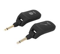 Eighosee Wireless Guitar System Built-in Rechargeable 4 Channels Wireless Guitar Transmitter Receiver for Electric Guitar